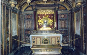 Chains that bound St. Peter revered in Rome.